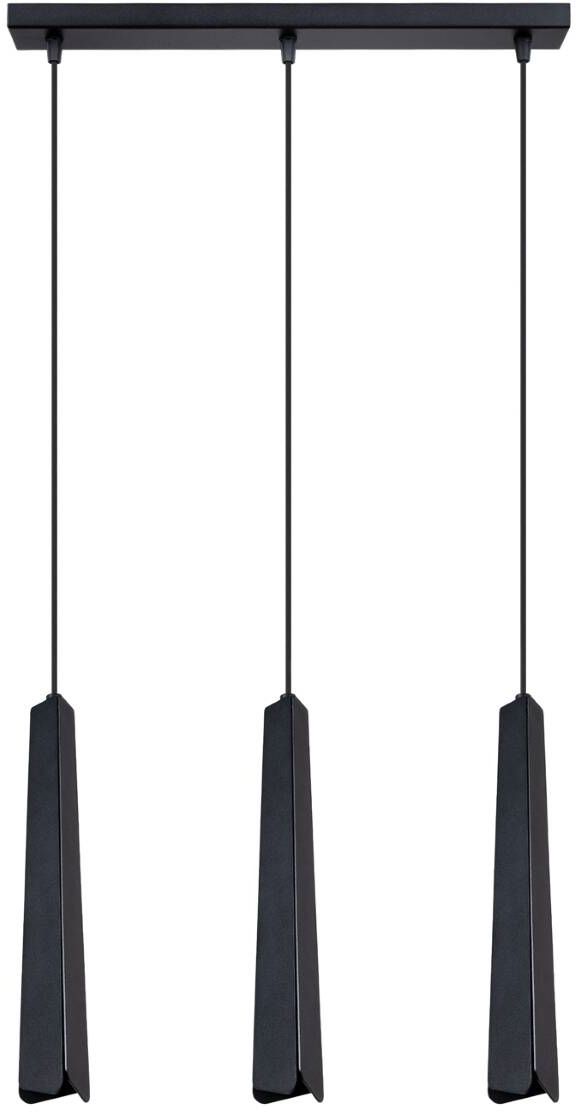 Sollux Lighting Prysm závěsné svítidlo 3x8 W černá SL.1402