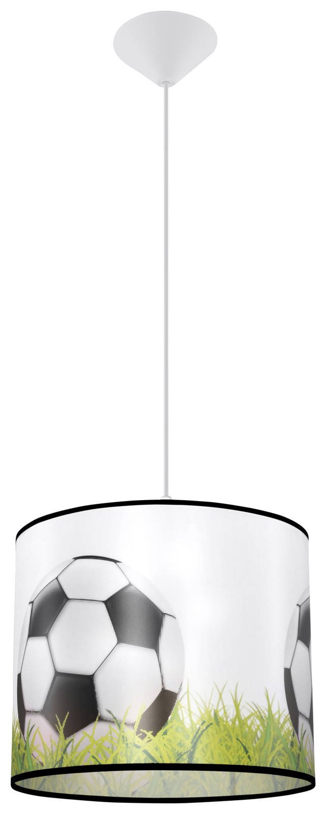 Sollux Lighting Piłka závěsné svítidlo 1x15 W bílá-černá-zelená SL.1428