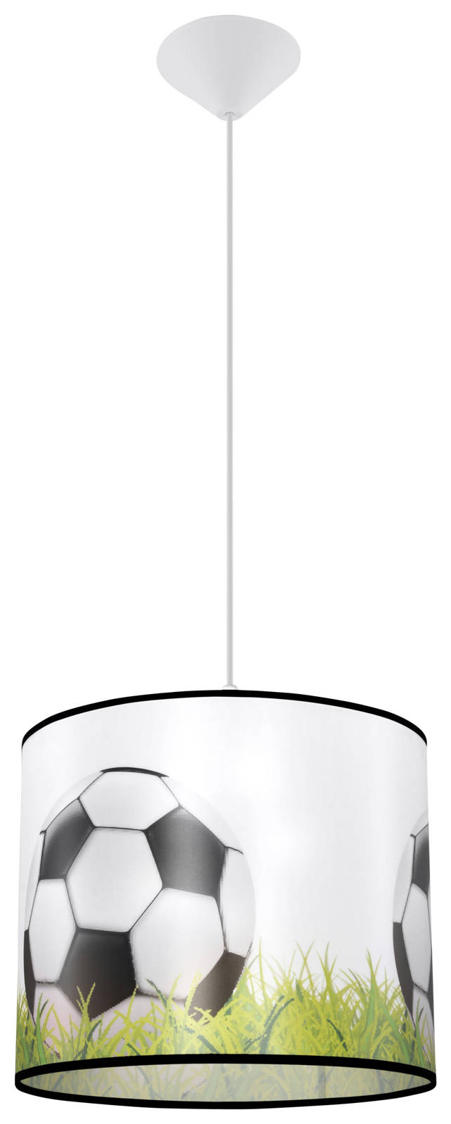 Sollux Lighting Piłka závěsné svítidlo 1x15 W bílá-černá-zelená SL.1429