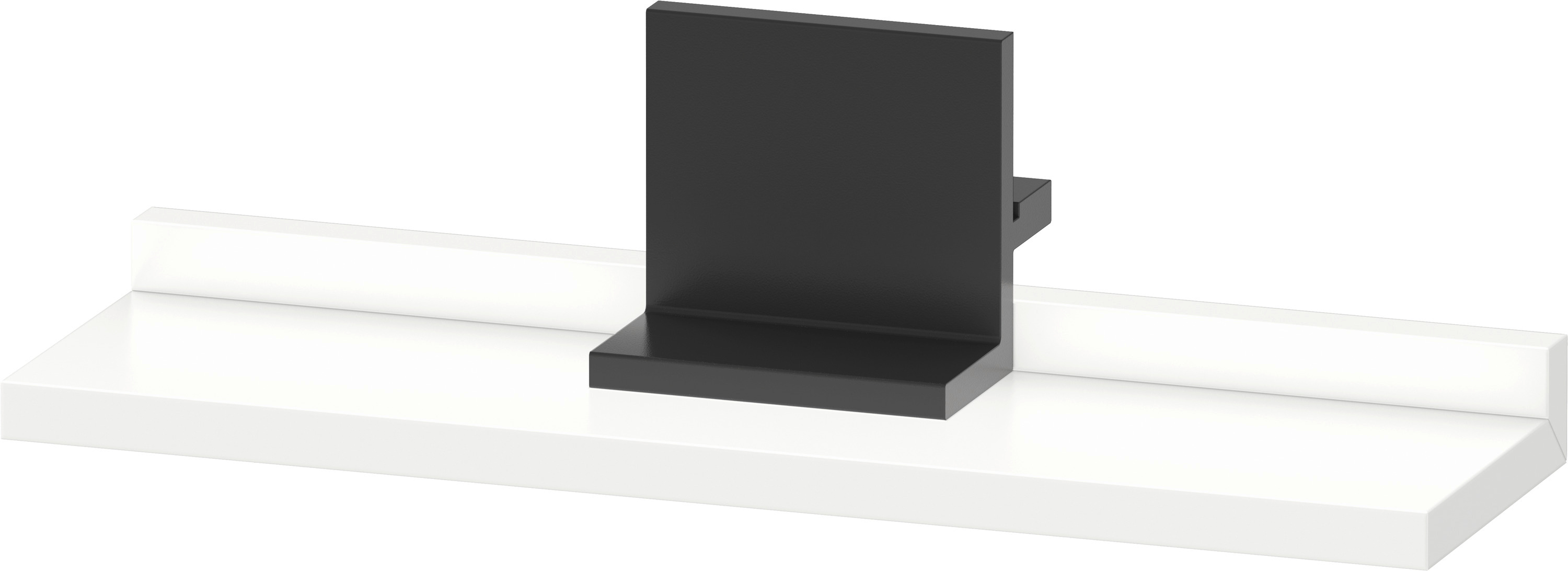 Duravit Sivida polička 40 cm bílá-černá SV74300BD180000