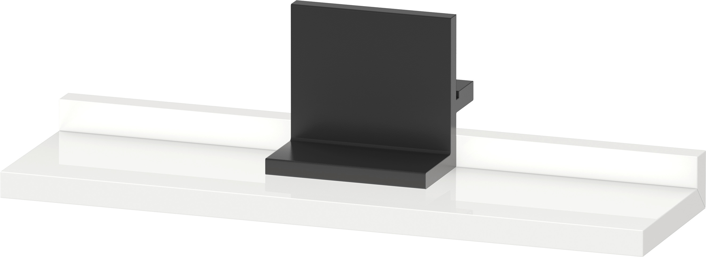 Duravit Sivida polička 40 cm bílá-černá SV74300BD220000