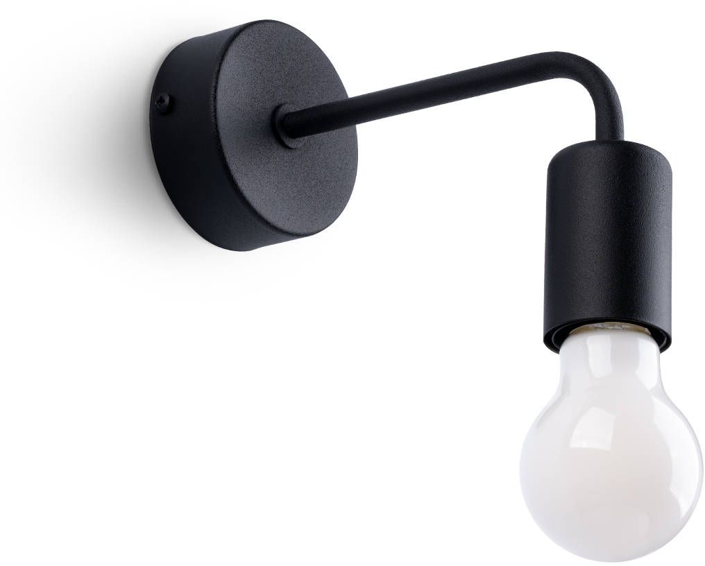 Sollux Lighting Norah nástěnné svítidlo 1x15 W černá SL.1449