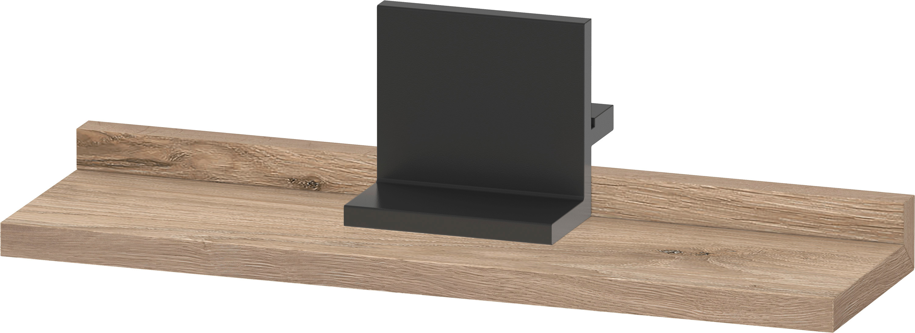 Duravit Sivida polička 40 cm černá-dub SV74300BD550000