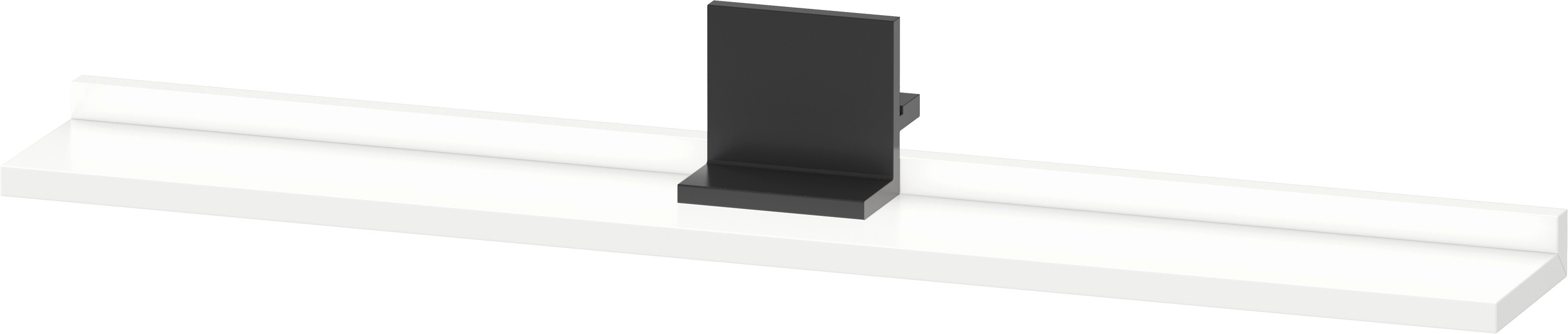 Duravit Sivida polička 80 cm bílá-černá SV74320BD180000
