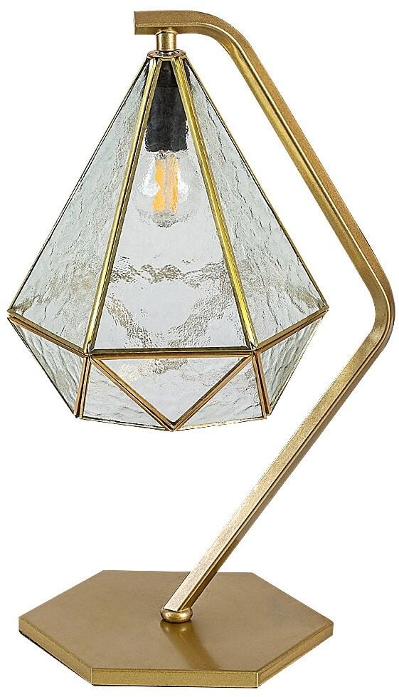 Rabalux Norah stolní lampa 1x40 W průhledná-zlatá 74201