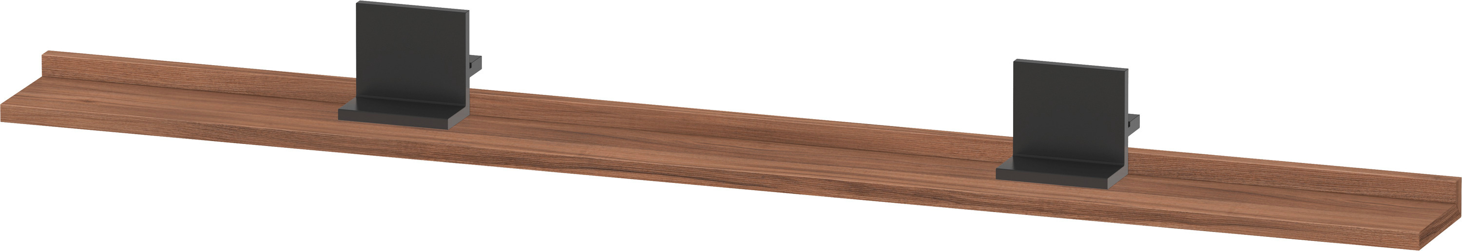 Duravit Sivida polička 128 cm černá-ořechová SV74350BD790000