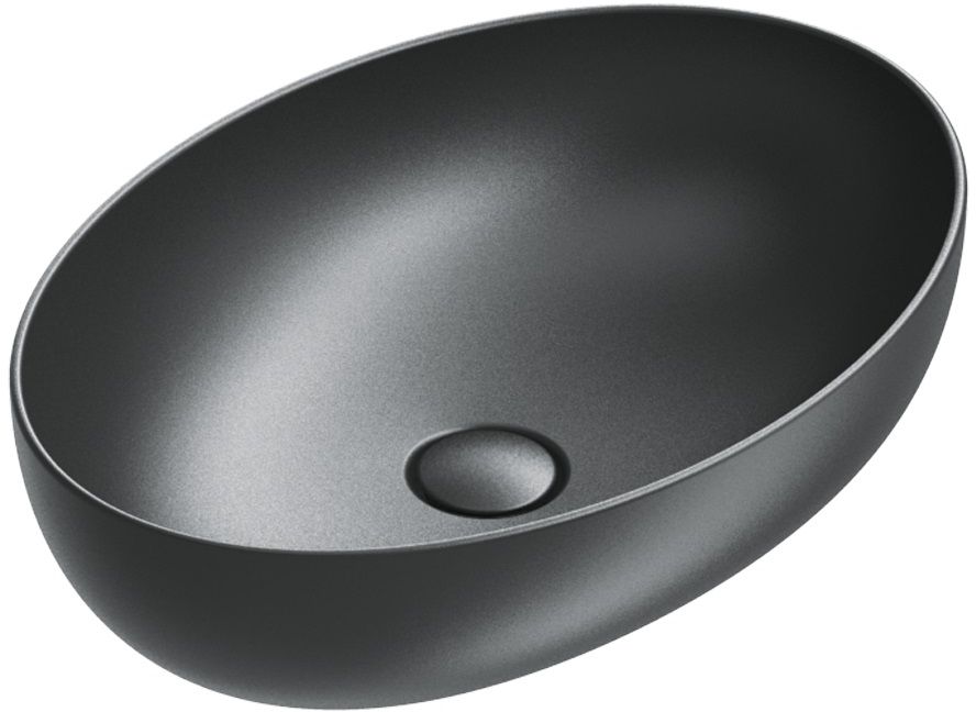 Catalano Sfera umyvadlo 60x42 cm oválné na pult černá 0522600022
