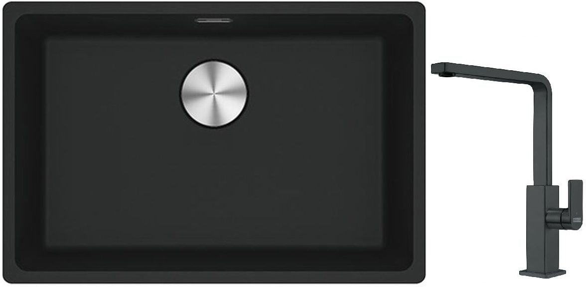 Sada kuchyňská baterie Franke Mythos 115.0550.441, granitový dřez Franke Maris 125.0698.009
