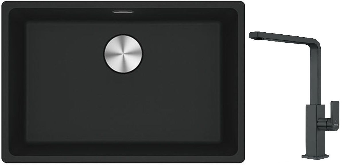 Sada kuchyňská baterie Franke Mythos 115.0550.441, granitový dřez Franke Maris 125.0698.009