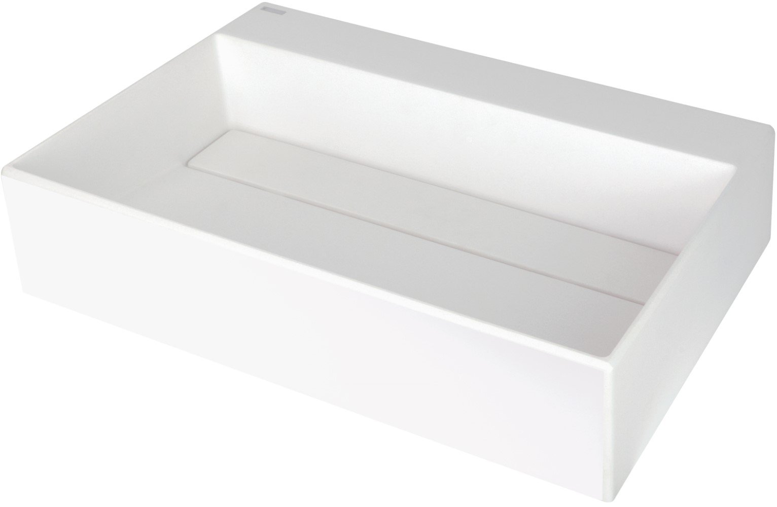 Deante Correo umyvadlo 60x40 cm obdélníkový na pult bílá CQR_AU6M