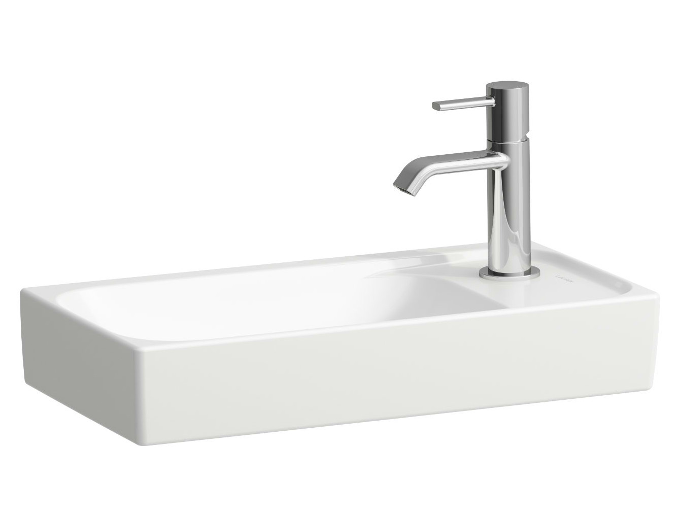 Laufen Meda umyvadlo 46x23.5 cm obdélníkový klasický-nábytkový bílá lesk H8151134001141