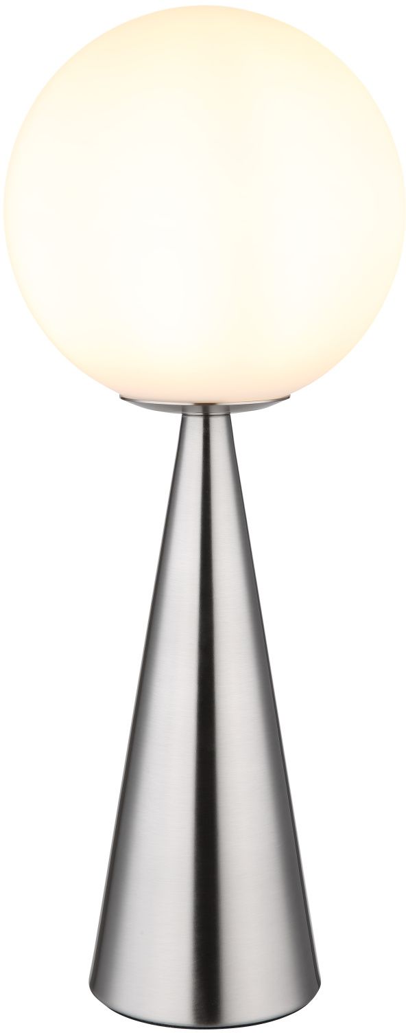 Globo Lighting Polina stolní lampa 1x40 W bílá-nikl 21031N