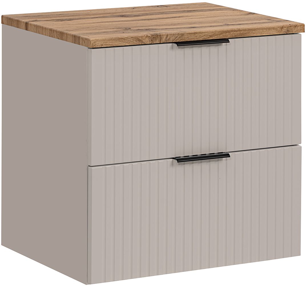 Sada skříňka Comad Adel Cashmere ADEL CASHMERE 82-60-2S, deska na skříňku Comad Adel Oak BLAT UN. 89-60-B WOTAN