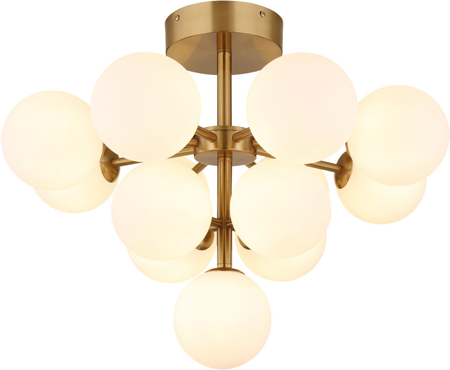 Globo Lighting Grappy stropní světlo x5 W bílá-zlatá 56143-13GD