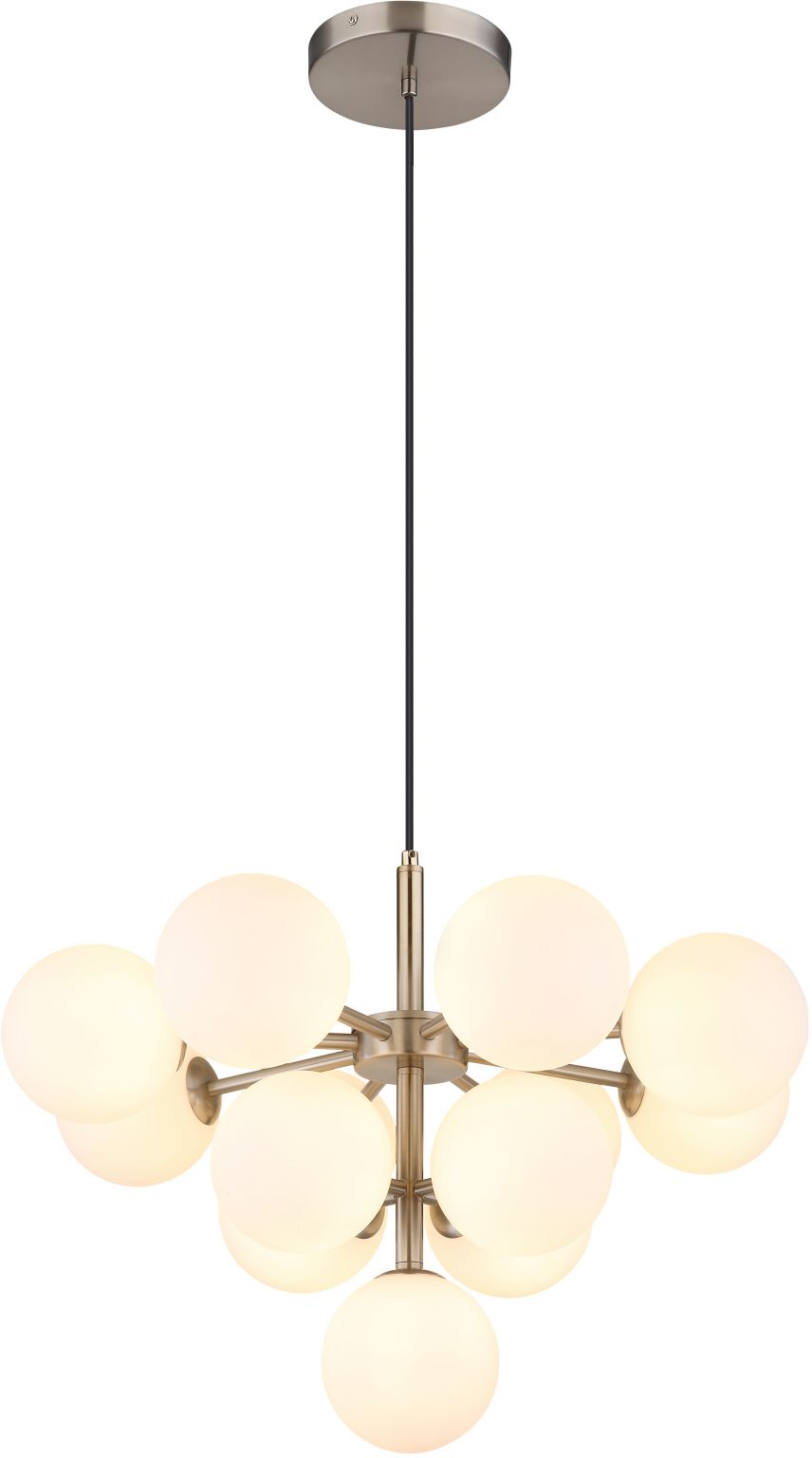 Globo Lighting Grappy závěsné svítidlo x5 W bílá-nikl 56143-13N