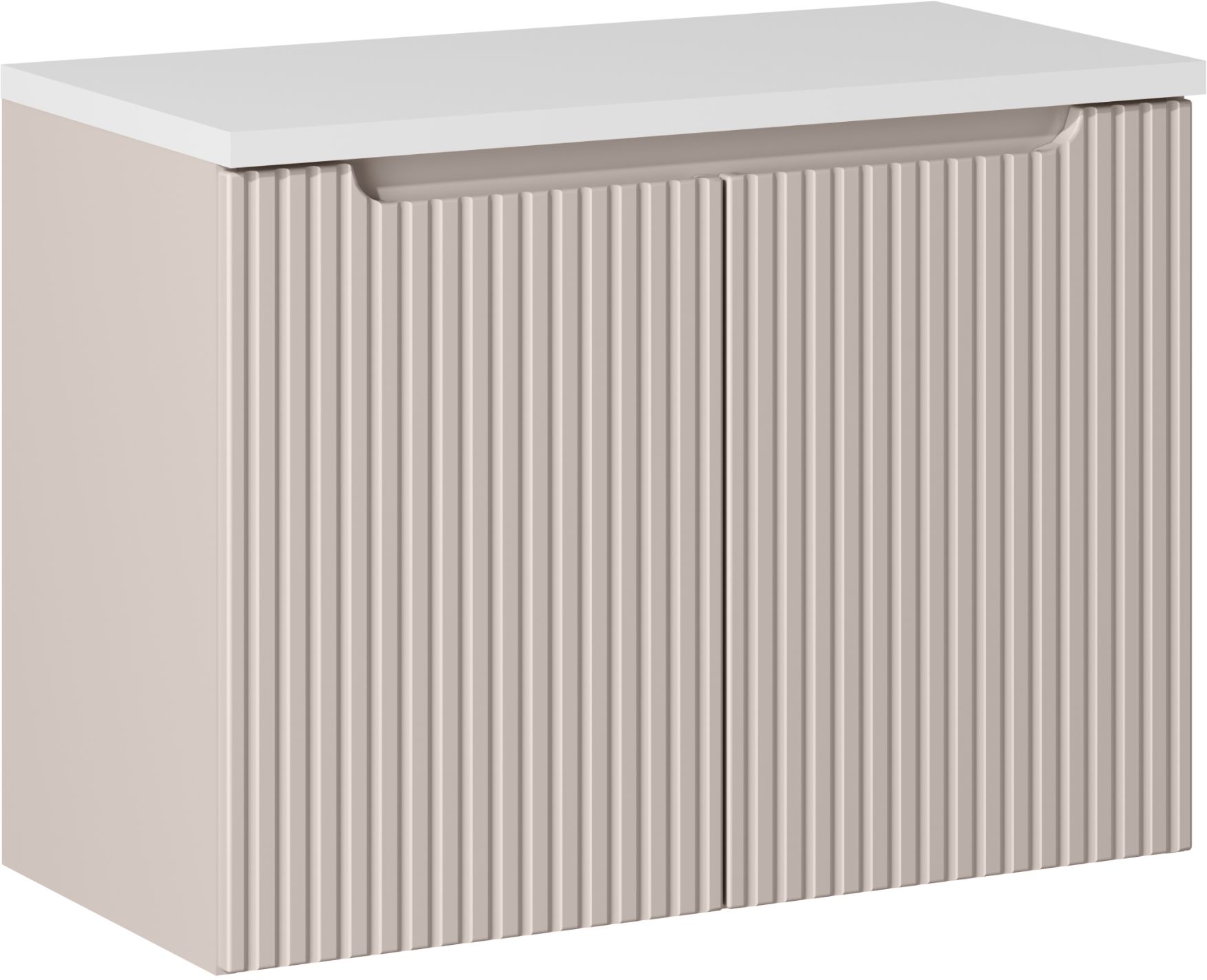 Sada skříňka Comad Nova Cashmere NOVA CASHMERE 82-80-2D, deska Comad Nova White NOVA WHITE 89-80