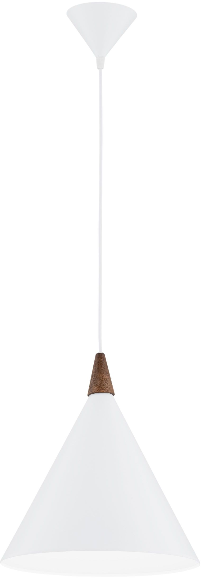 Argon Kegel závěsné svítidlo 1x15 W bílá-dřevo 8631
