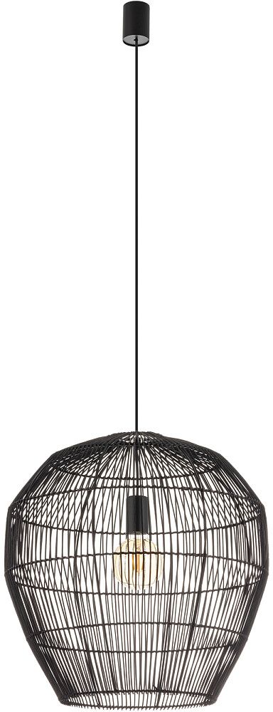 Nowodvorski Lighting Haiti závěsné svítidlo 1x25 W černá 11167