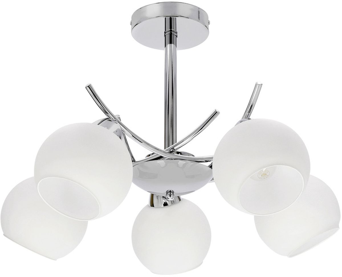 Candellux Amos stropní světlo 5x40 W bílá-chrom 35-34984