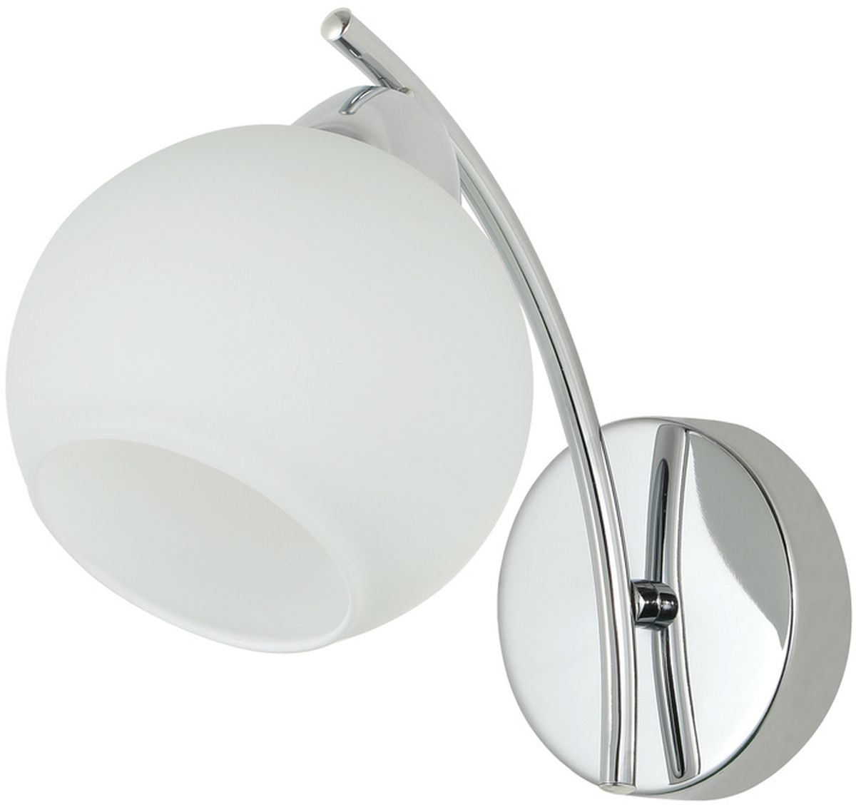Candellux Amos nástěnné svítidlo 1x40 W bílá-chrom 21-35011