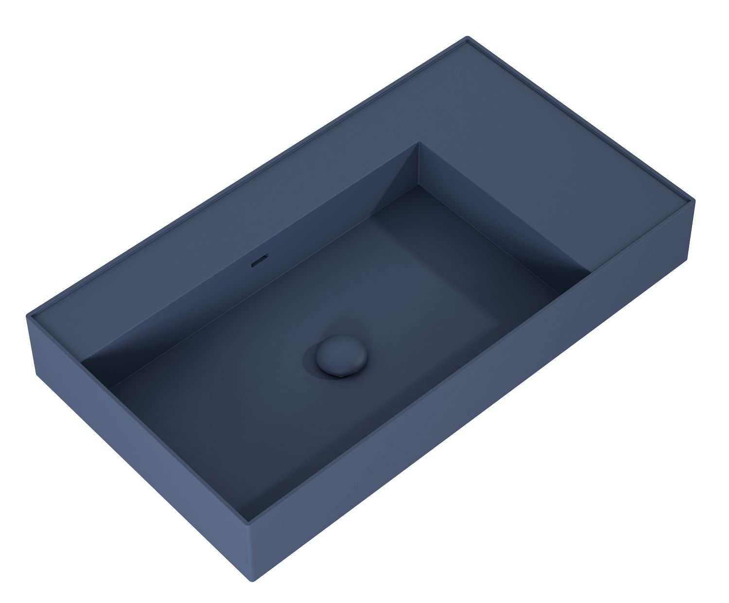 Elita Level umyvadlo 80.5x45.5 cm obdélníkový klasický modrá RE041461177030