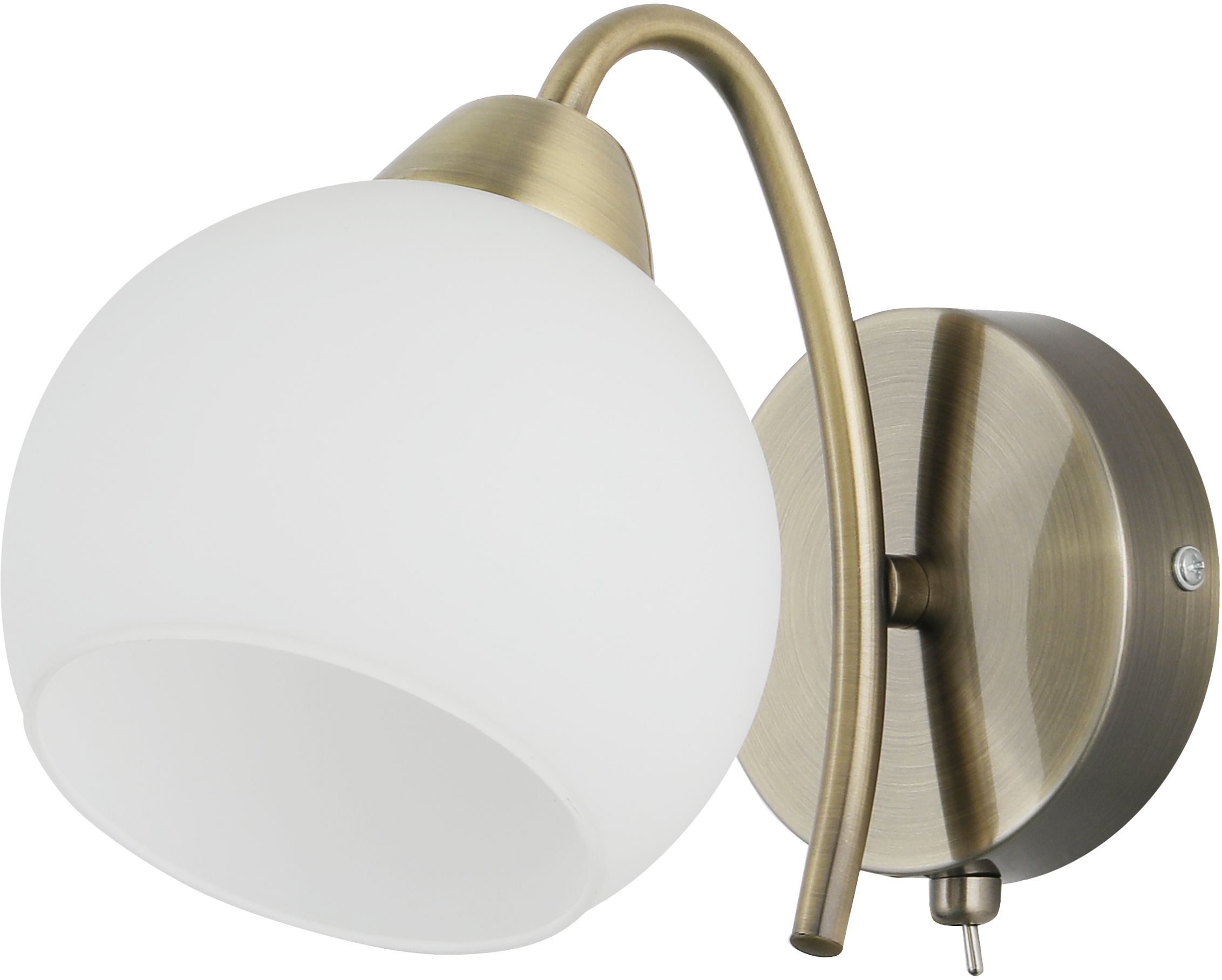 Candellux Nestor nástěnné svítidlo 1x40 W bílá-patina 21-34977