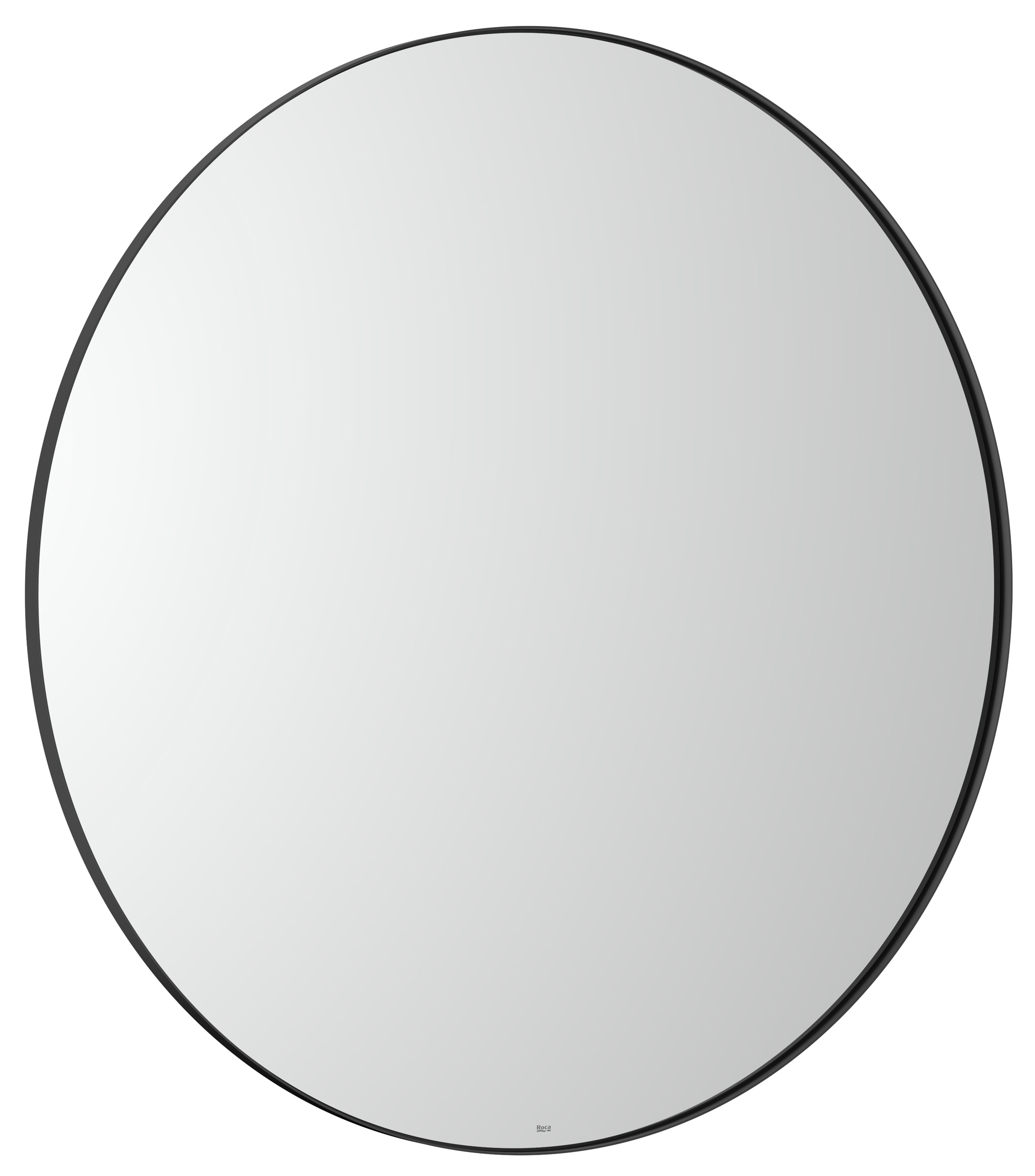 Roca Luna zrcadlo 100x100 cm kulatý černá A812419000