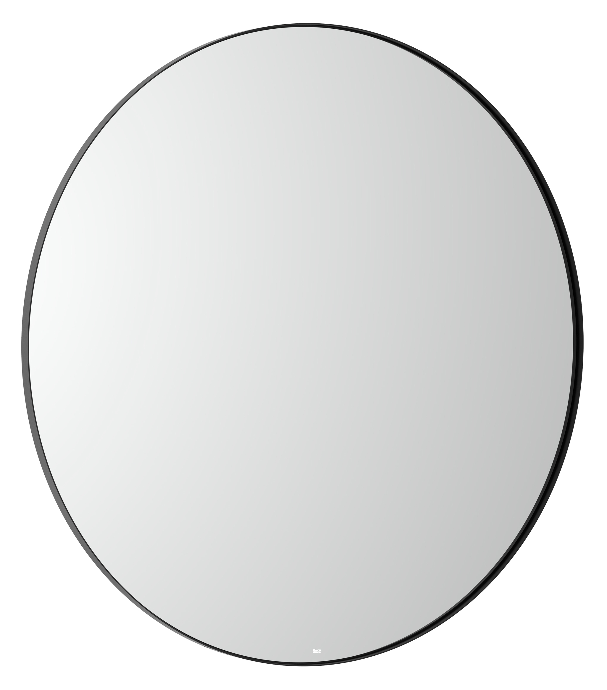 Roca Luna zrcadlo 100x100 cm kulatý s osvětlením černá A812427000