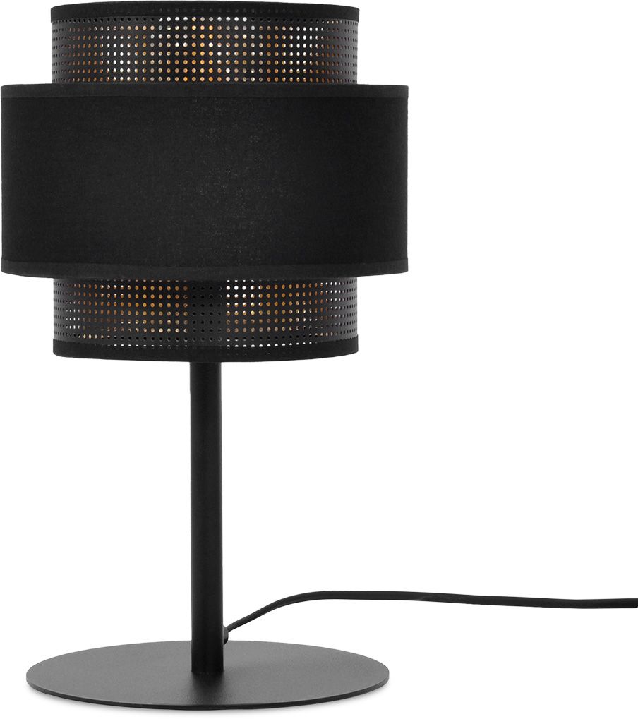 Kaja Amos stolní lampa 1x40 W černá-zlatá K-5286