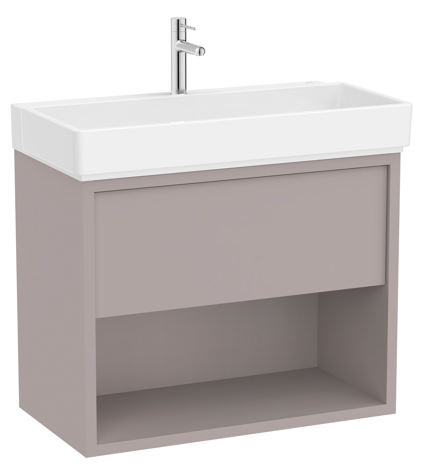 Roca Tura umyvadla se skříňkou 80 cm šedá A852030559