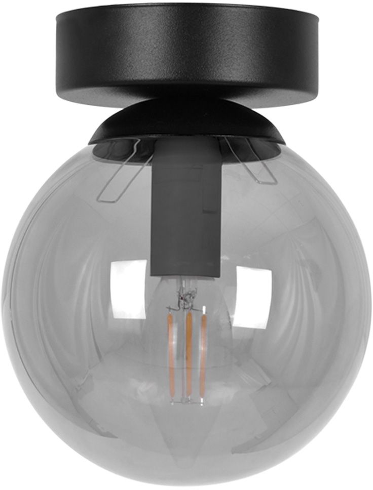 Kaja Megan stropní světlo 1x10 W černá-grafitová K-5363