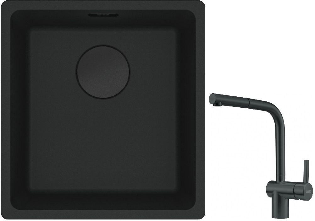 Sada granitový dřez Franke Maris 125.0697.760, kuchyňská baterie Franke Atlas 115.0550.427