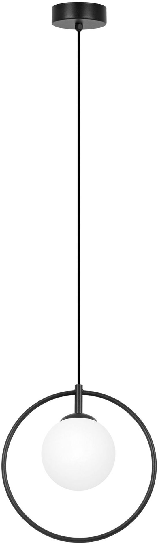 Kaja Geo závěsné svítidlo 1x10 W bílá-černá K-3837