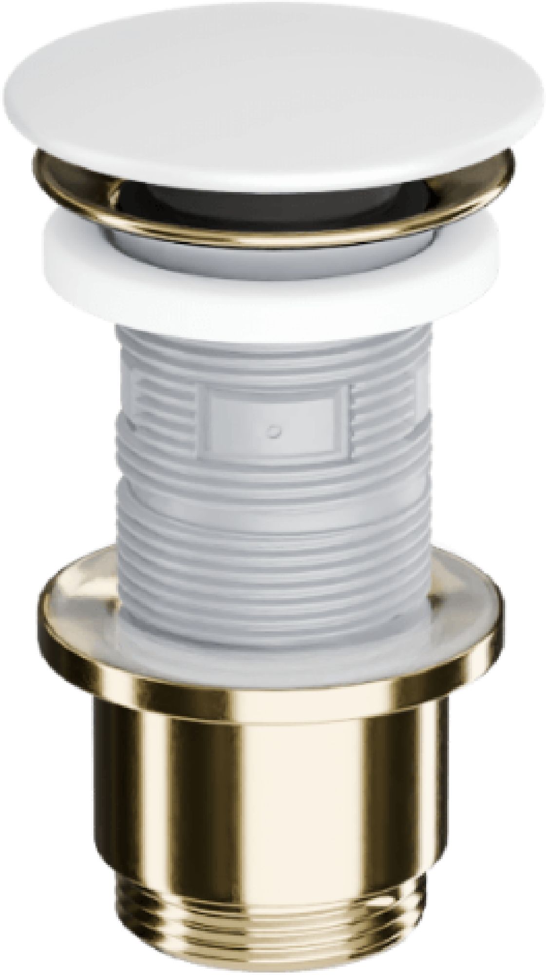 Excellent Design špunt do umyvadla bílá-zlatá ARIN.1485.K.01.WHMGL