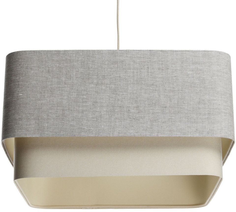 BPS Koncept Kwadro duo závěsné svítidlo 1x60 W šedá/popelavá-krémová KWD-004