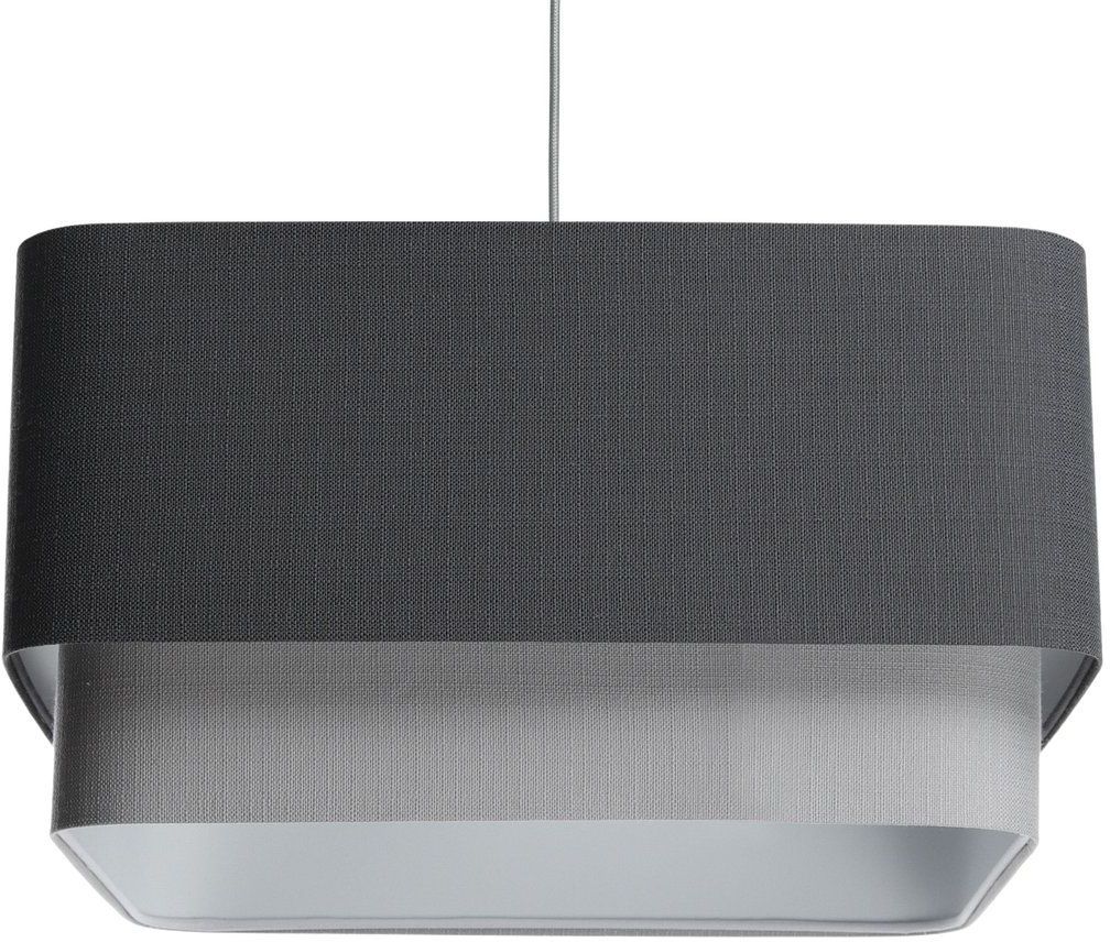 BPS Koncept Kwadro duo závěsné svítidlo 1x60 W šedá/popelavá-grafitová KWD-007