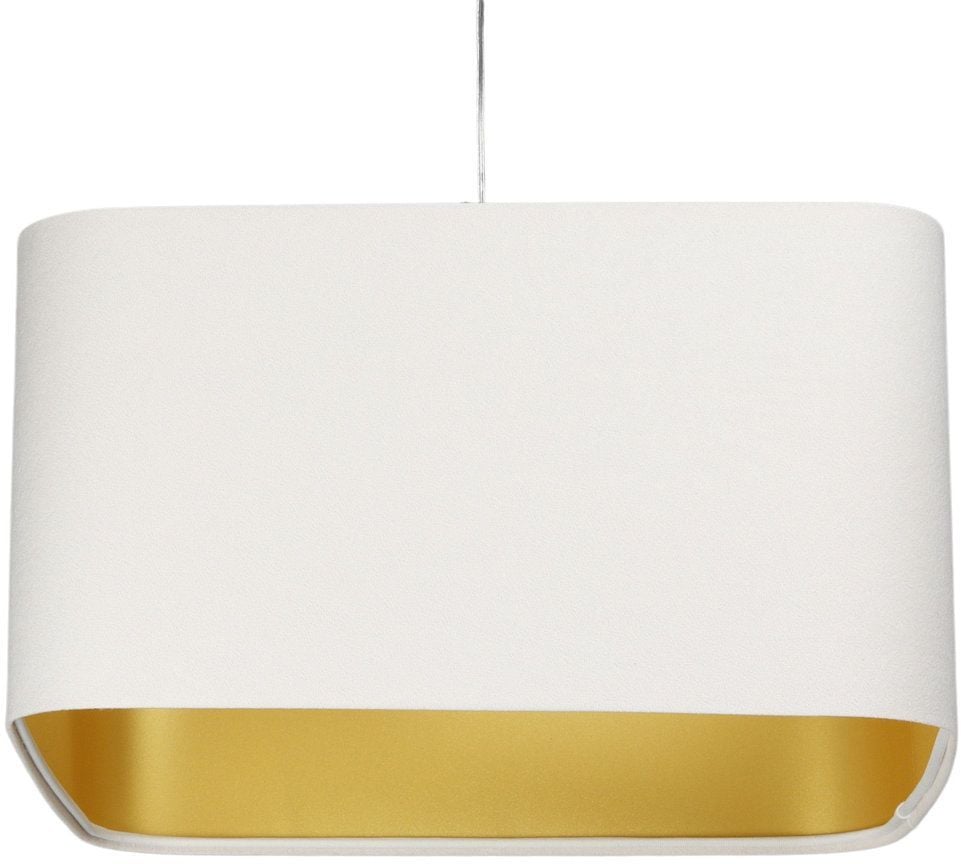 BPS Koncept Kwadro sue závěsné svítidlo 1x60 W bílá-zlatá KW-109-40W20