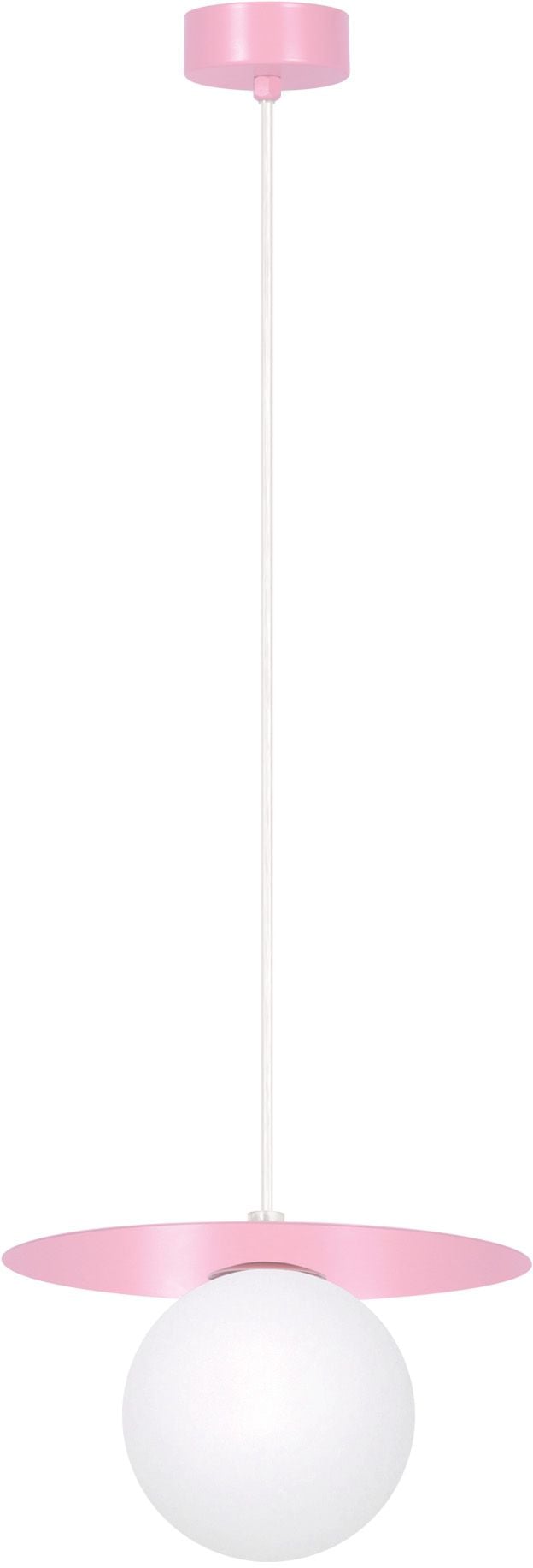 Kaja Robin závěsné svítidlo 1x10 W bílá-růžová K-5440