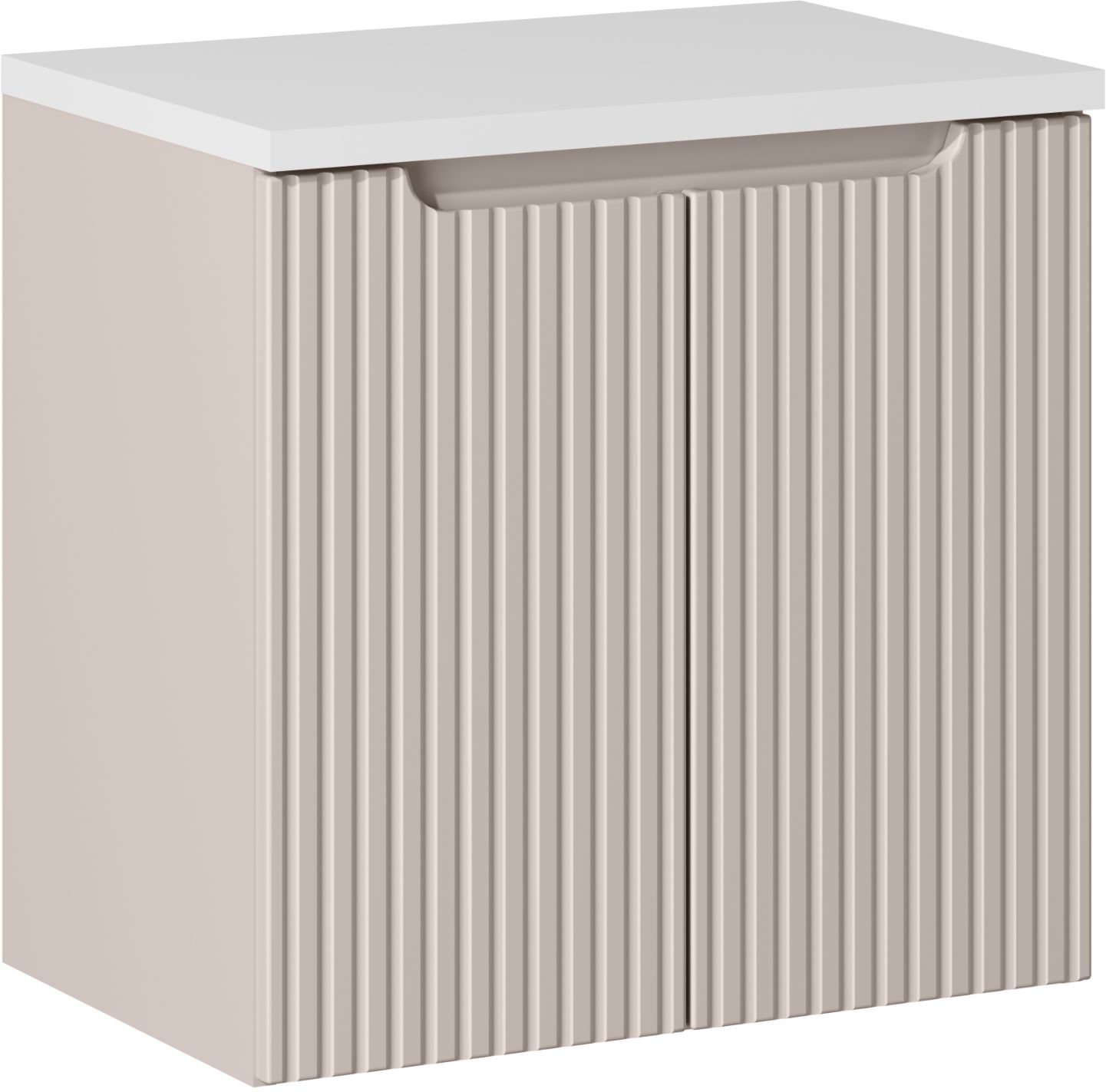 Sada skříňka Comad Nova Cashmere NOVA CASHMERE 82-60-2D, deska Comad Nova White NOVA WHITE 89-60