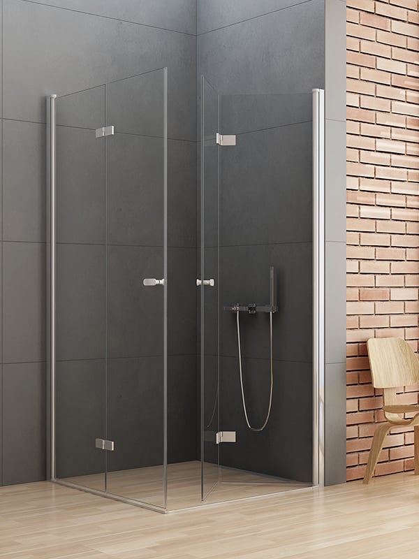 New Trendy New Soleo sprchový kout 90x80 cm obdélníkový chrom lesk/průhledné sklo D-0149A/D-0152A