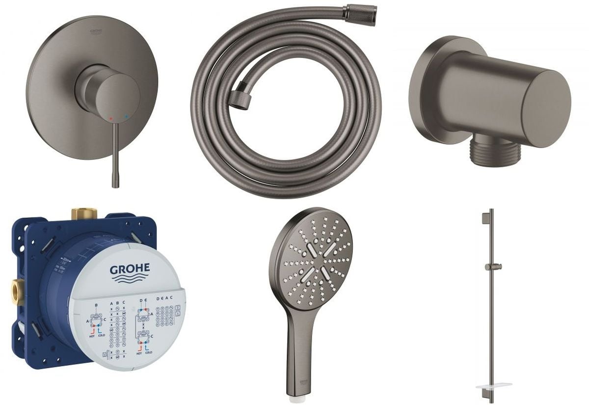 Sada sprchová baterie Grohe Essence 24057AL1, sprchová tyč Grohe Rainshower 26603AL0, 26574AL0, 27057AL0, 35600000, 28388A00