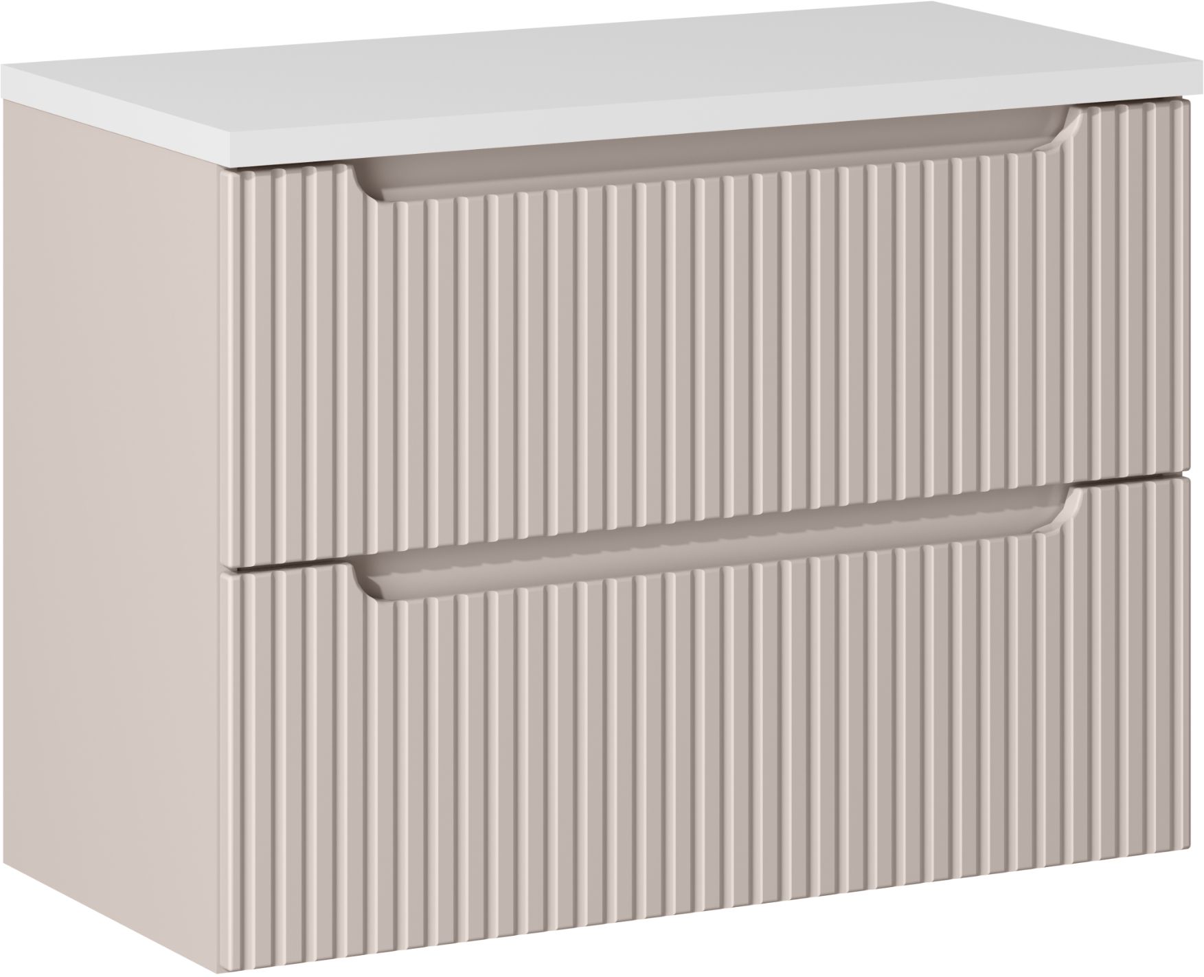 Sada skříňka Comad Nova Cashmere NOVA CASHMERE 82-80-2S, deska Comad Nova White NOVA WHITE 89-80