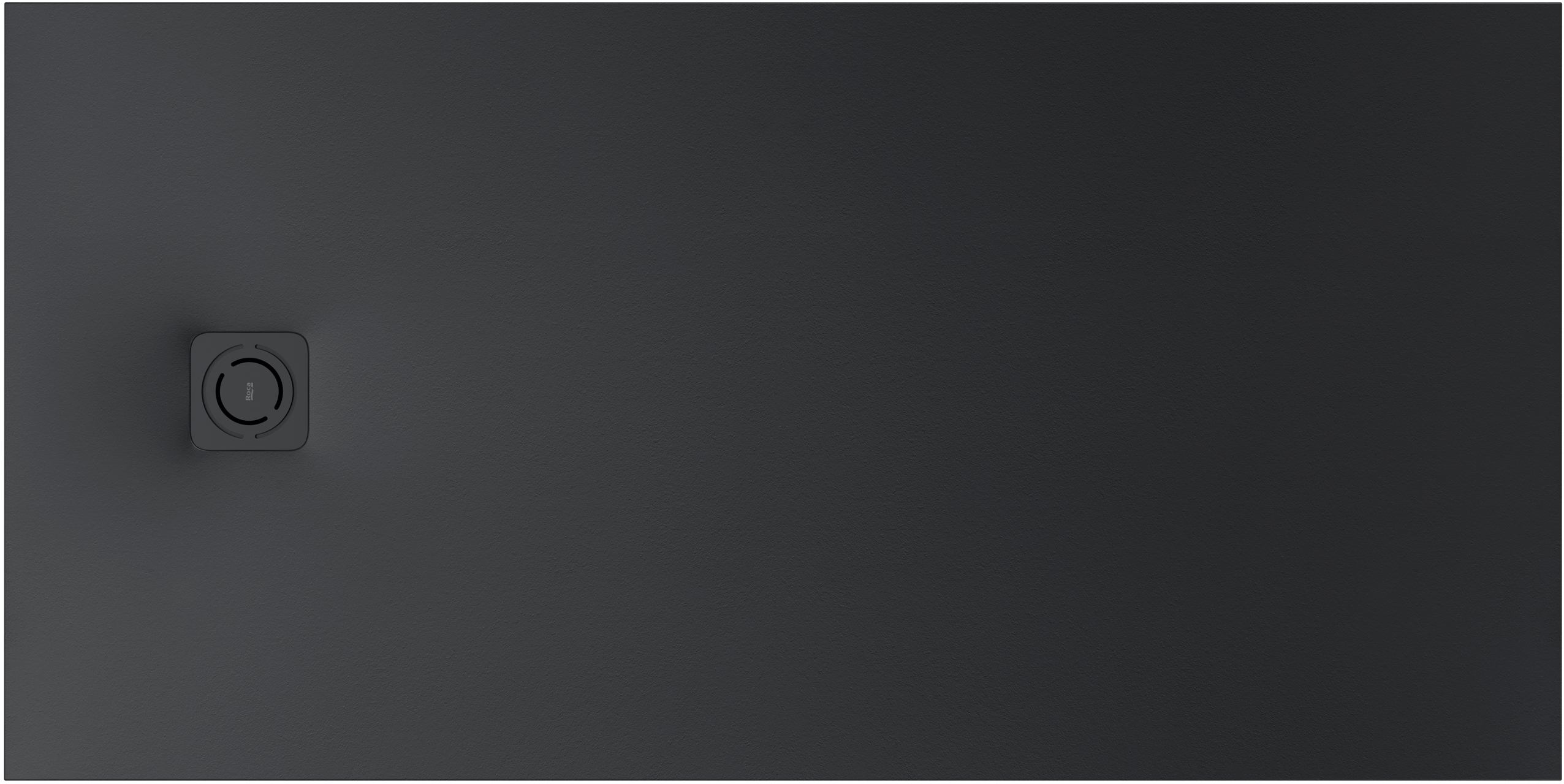 Roca Magma obdélníková sprchová vanička 170x90 cm černá APE016A438403400