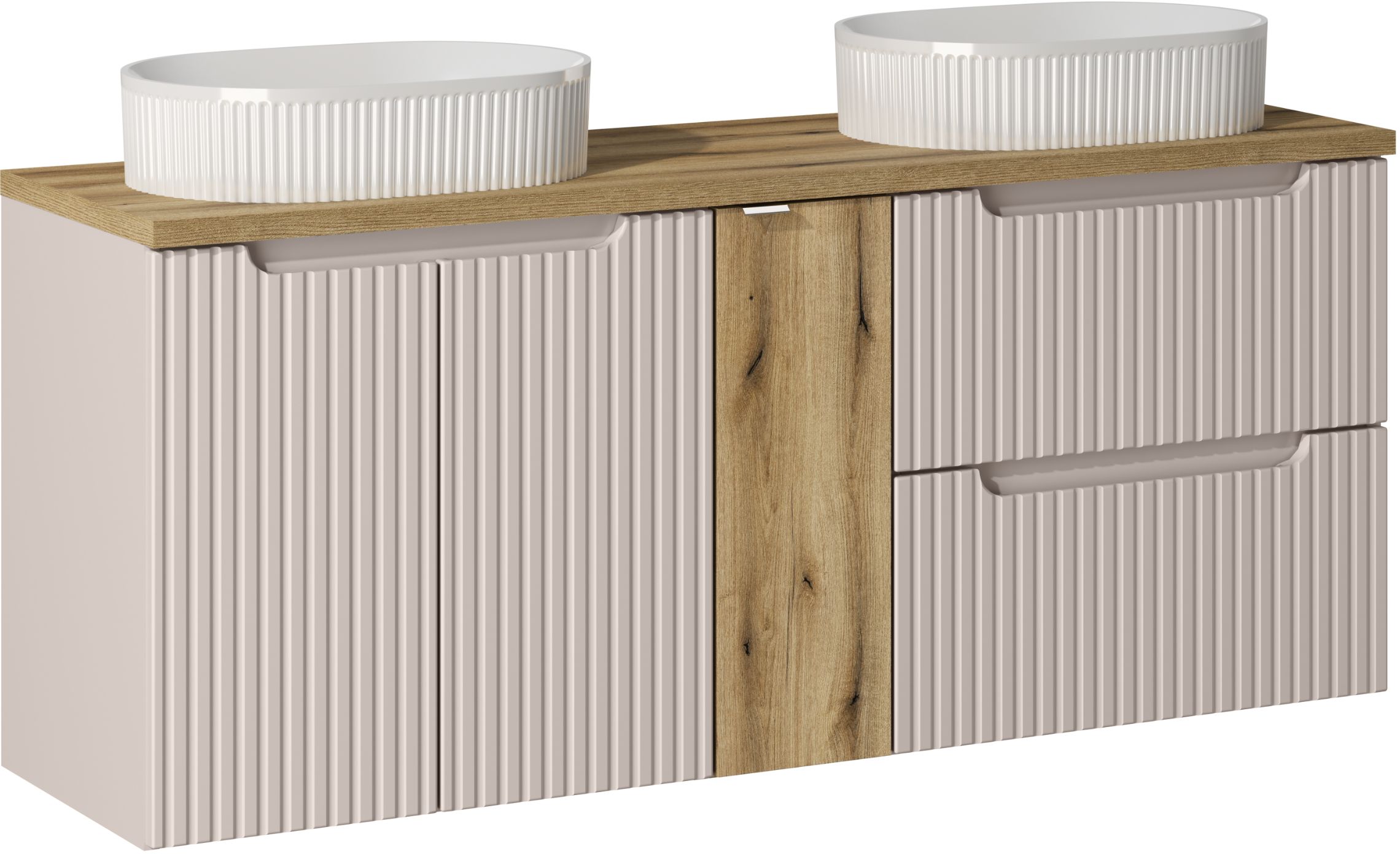 Sada skříňka Comad Nova Cashmere NOVA CASHMERE 82-60-2S, skříňka Comad Nova Cashmere NOVA CASHMERE 82-60-2D, BEYOND 5 WHITE ( E-6564 ), NOVA OAK A 81-20-1D(W81-01A), NOVA OAK A 89-140