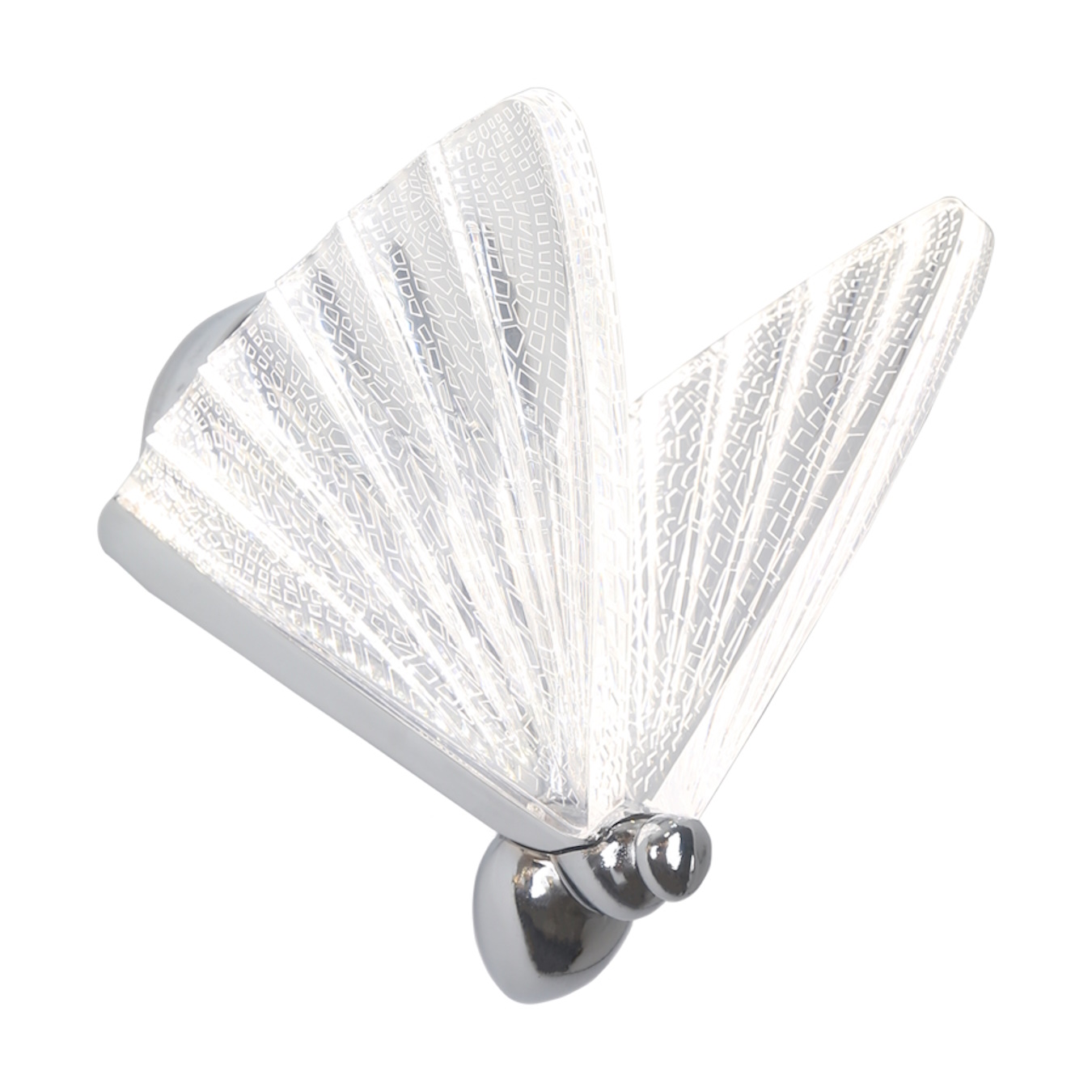 Light Prestige Mariposa nástěnné svítidlo 1x8 W chrom LP17151WCH