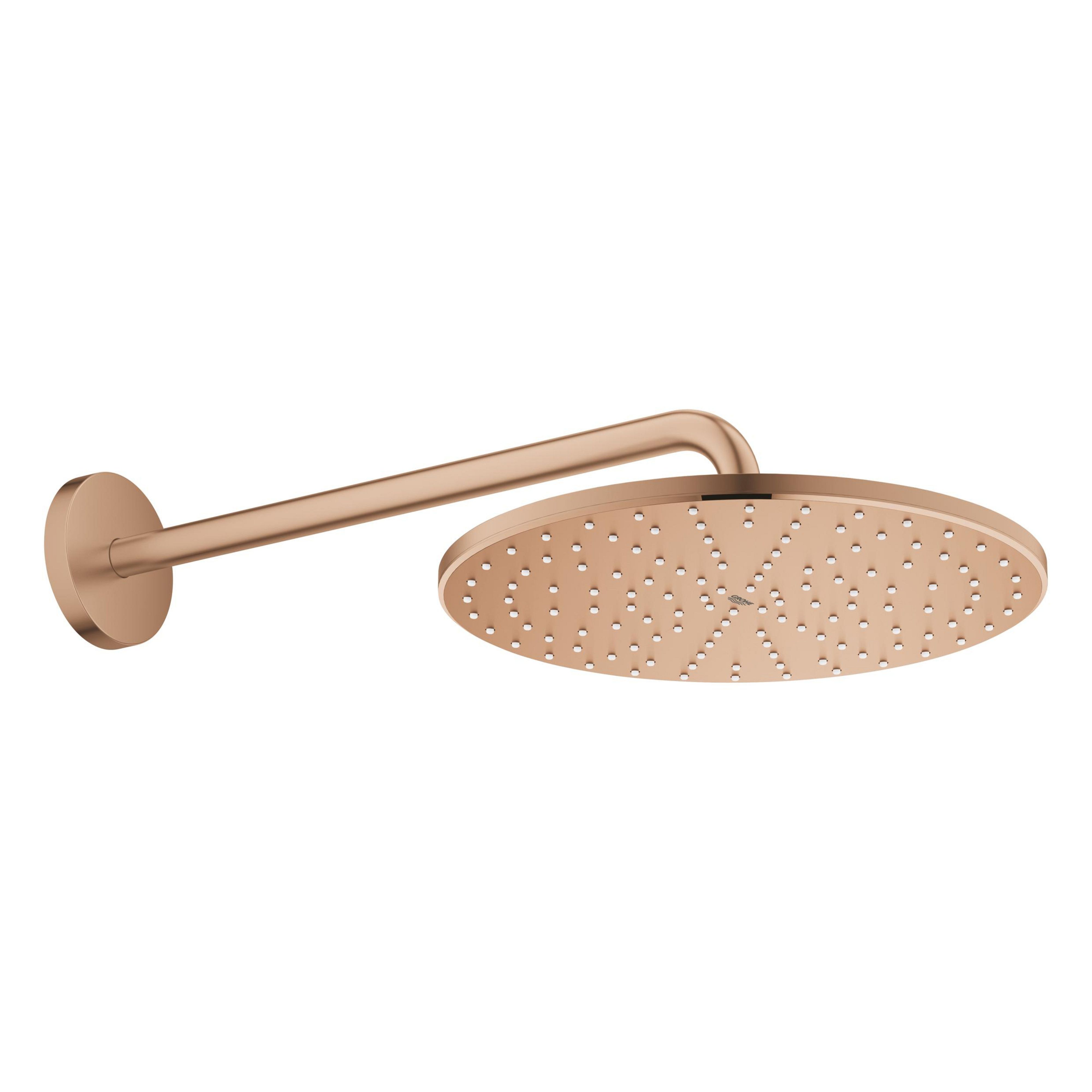 Grohe Rainshower Mono hlavová sprchá s ramenem 31x31 cm kulatý Brushed Warm Sunset 26558DL0