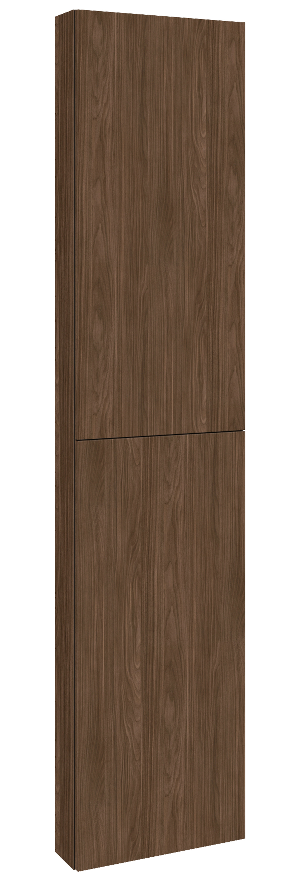 Roca Extra skříňka 40x12.6x180 cm boční závěsná ořechová A857911540