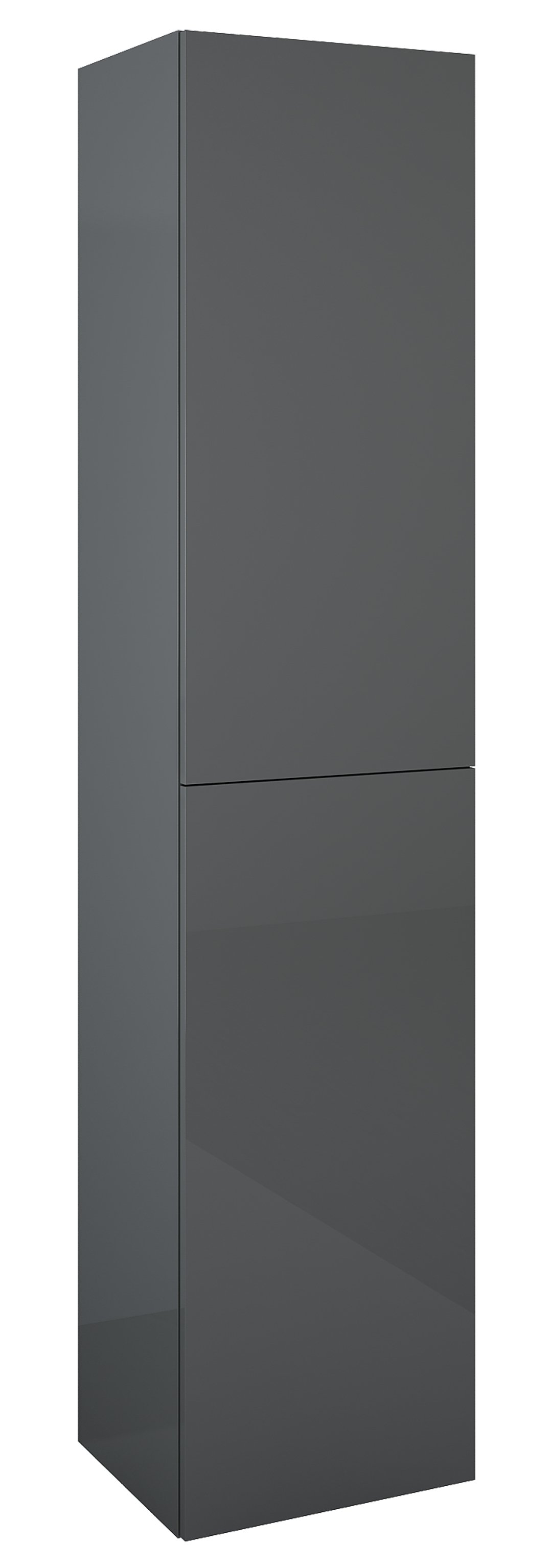 Roca Extra skříňka 40x35.2x180 cm boční závěsná antracitová A857956153