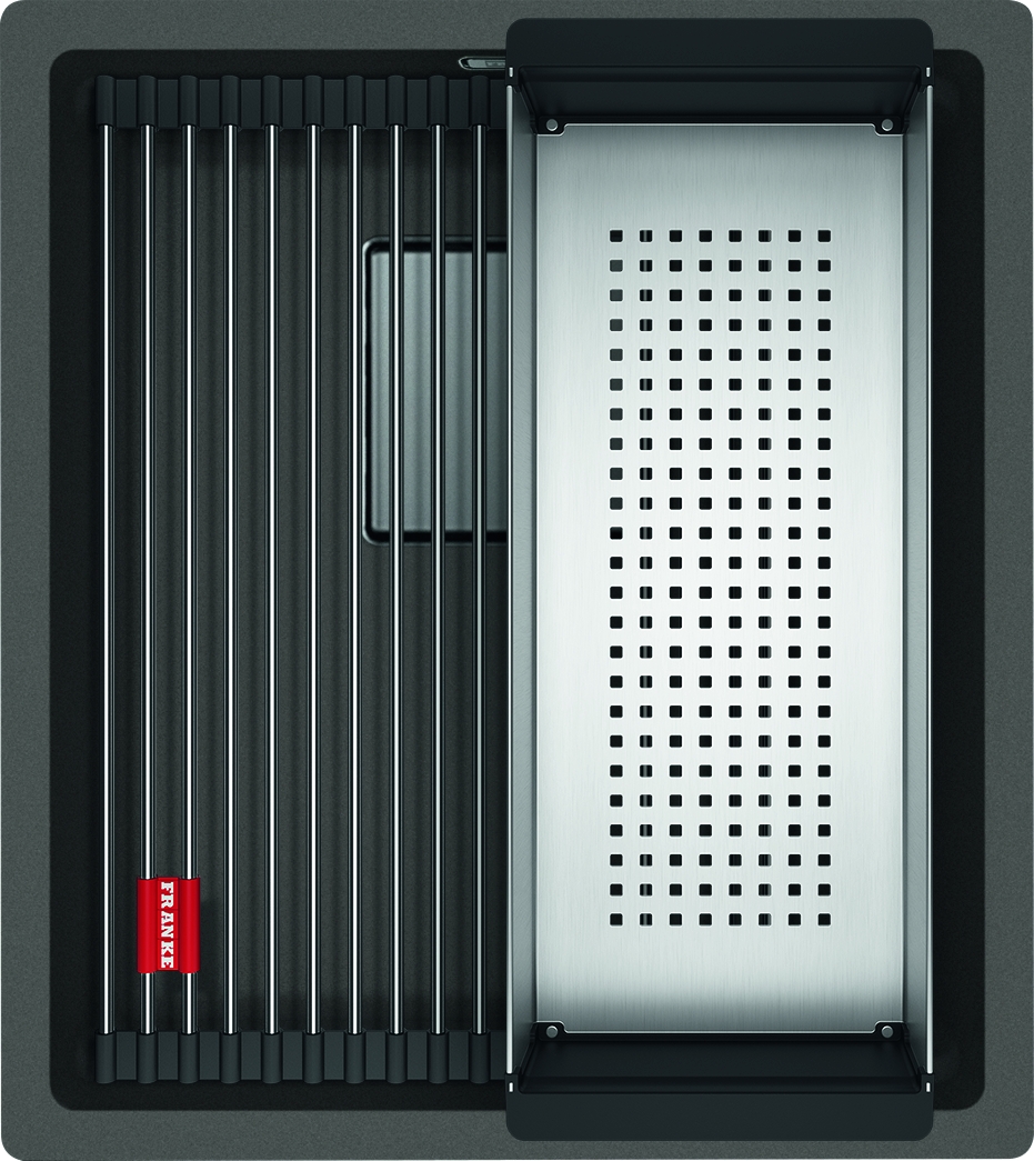 Franke Kanon granitový dřez 46x41 cm šedá/grafitová/onyx 125.0716.370