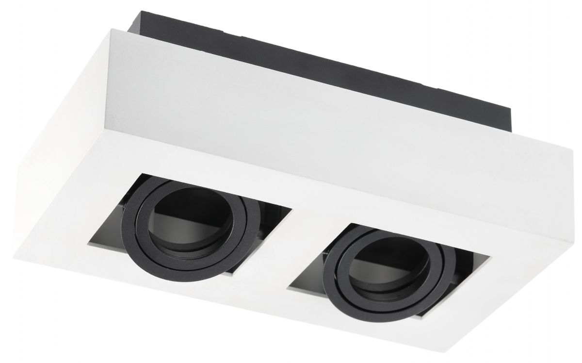 GTV Aster zapuštěná světla 2x50 W bílá OS-AS2GU10-00